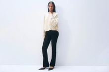 Load image into Gallery viewer, Cashmere Blend Luxe Fringe Crewneck
