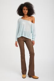 Leather Micro Flare Leggings