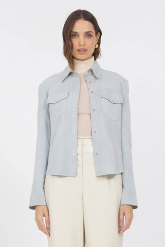 Rowan Washed Suede Jacket