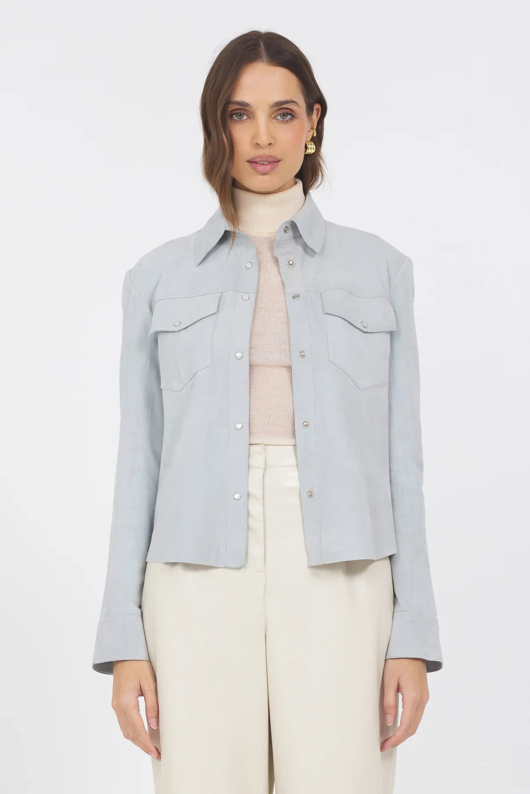 Rowan Washed Suede Jacket