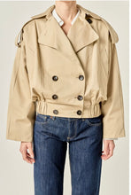 Load image into Gallery viewer, Short Trench Jacket