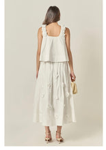 Load image into Gallery viewer, Applique Midi Skirt
