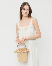 Load image into Gallery viewer, Laith Natural Crochet Bucket Bag