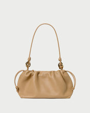Load image into Gallery viewer, Kiri Khaki Leather Shoulder Bag