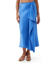 Load image into Gallery viewer, Sahel Satin Midi Skirt