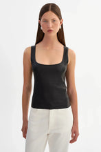 Load image into Gallery viewer, Cesia Stretch Leather Tank