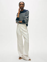 Load image into Gallery viewer, The Cashmere Striped Crewneck
