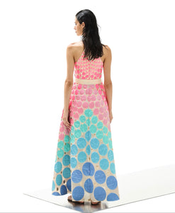 Lokaste sleeveless maxi shirt dress