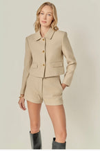 Load image into Gallery viewer, Button Cropped Jacket