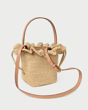 Load image into Gallery viewer, Laith Natural Crochet Bucket Bag