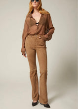 Load image into Gallery viewer, 5 Pocket Leather Micro Flare