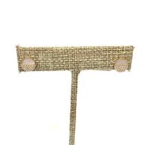 Load image into Gallery viewer, Mother of Pearl Diamond studs