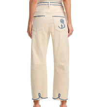 Load image into Gallery viewer, Floral Embroidered Jeans