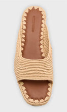 Load image into Gallery viewer, Port Raffia Kitten-Heel Slide Sandal
