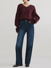 Load image into Gallery viewer, Karmine High Rise Refined Wide Leg Jean