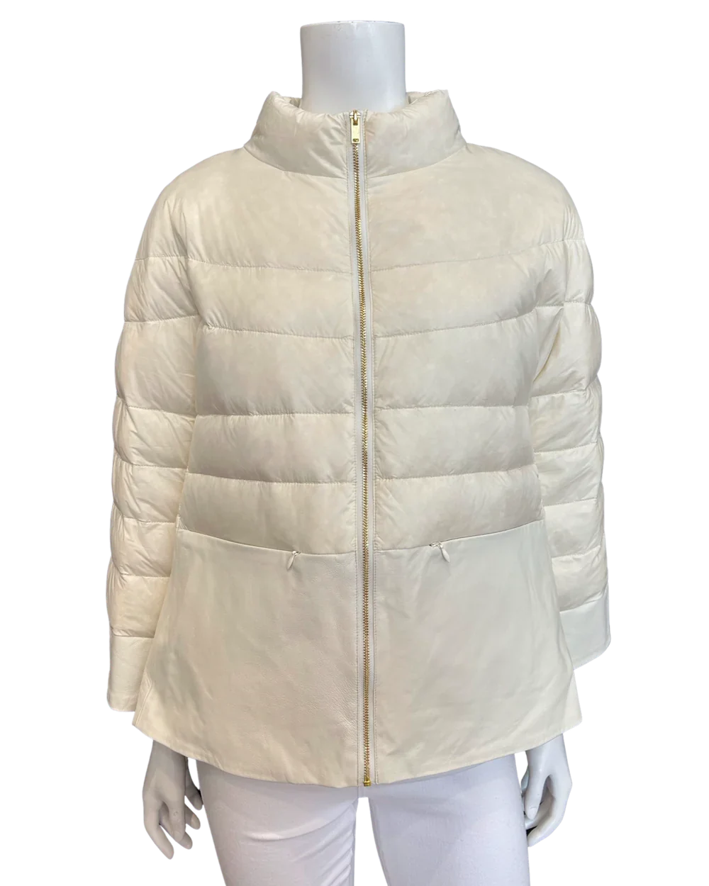 Audrey Leather Puffer