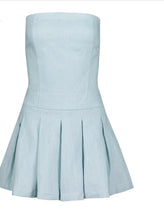 Load image into Gallery viewer, Positano linen strapless Mini