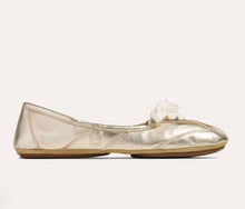 Load image into Gallery viewer, Commuter Sneaker in Gold Metallic Nappa