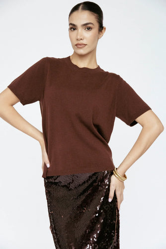 Cashmere Blend Sweater Tee