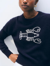 Load image into Gallery viewer, Lobster Cashmere Crewneck