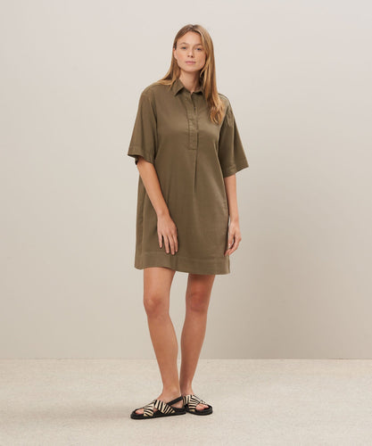 Collard Popover Dress