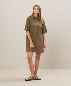 Collard Popover Dress