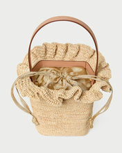 Load image into Gallery viewer, Laith Natural Crochet Bucket Bag