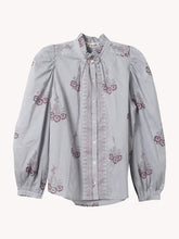 Load image into Gallery viewer, Annabel Pansy Sky Shirt