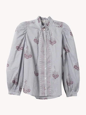 Annabel Pansy Sky Shirt