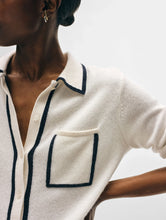 Load image into Gallery viewer, Cashmere Tipped Button Up Shirt