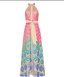 Lokaste sleeveless maxi shirt dress