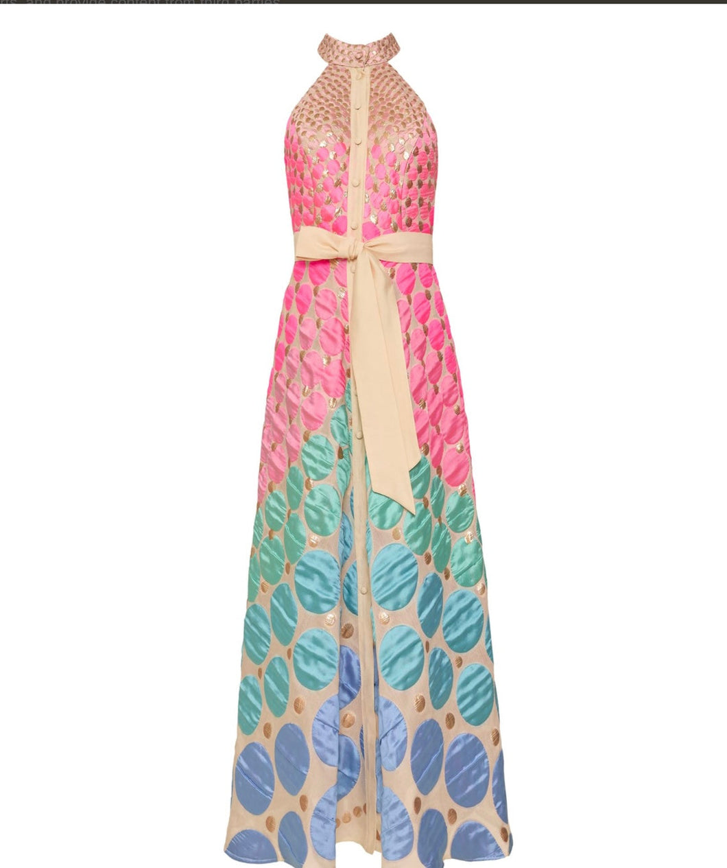 Lokaste sleeveless maxi shirt dress