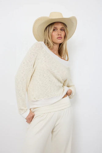 Carol Off Shoulder Sweater