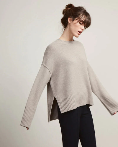 Chunky Mock Neck Crew