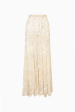 Load image into Gallery viewer, Ryana Pearl Embroidered Mesh Maxi Skirt