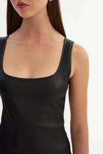 Load image into Gallery viewer, Cesia Stretch Leather Tank