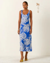 Load image into Gallery viewer, Adele Floral Silk Dress