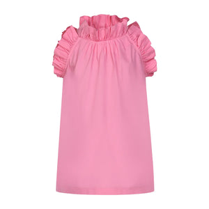Chaney Sleeveless Ruffle Top