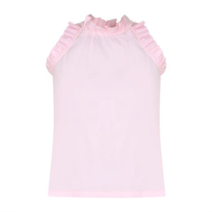 Chaney Sleeveless Ruffle Top