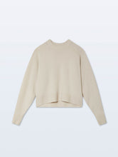Load image into Gallery viewer, Cashmere Blend Luxe Fringe Crewneck