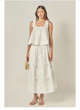Load image into Gallery viewer, Applique Midi Skirt