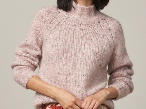 Powder pink mohair Myasa sweater