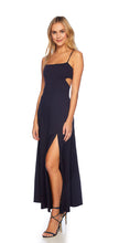 Load image into Gallery viewer, String Cut Out Long Slit Dress