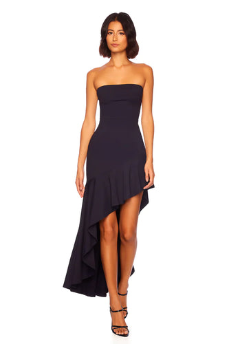 Tube Ruffle Dress Midnight