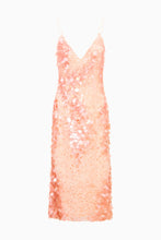 Load image into Gallery viewer, Kayleen Peach Sequin Midi Dress
