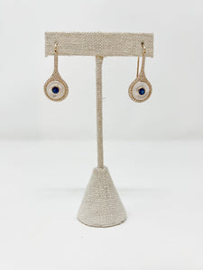 Evil Eye Drop Earring