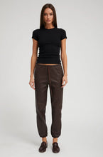Load image into Gallery viewer, Leather Drawstring Jogger