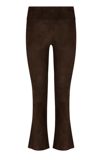 Suede Ankle Flare Legging