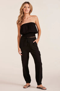 Mixed Drawstring Pant