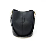 Load image into Gallery viewer, Leather Bucket Bag